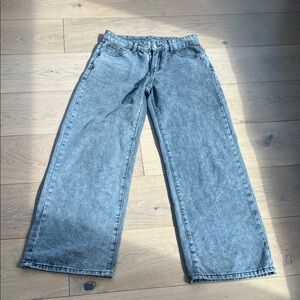 Wide Leg Light Wash Jeans size 4